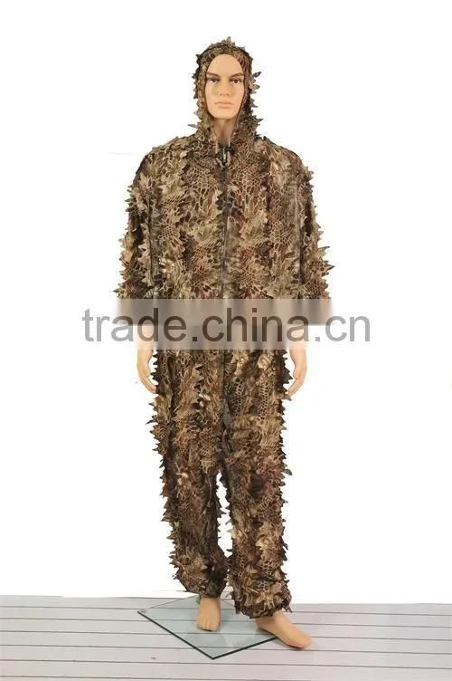 camo ghillie suit/desert hunting clothing/camouflage sniper ghillie suit