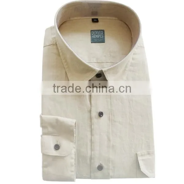 2016 Latest comfortable style white linen casual shirts for men