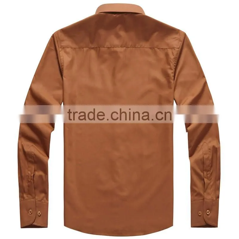 China supplier oem classic solid color mens dress shirt european collar european size