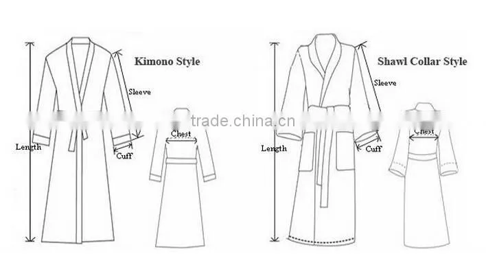 customized quality solid color coral velvet bathrobe