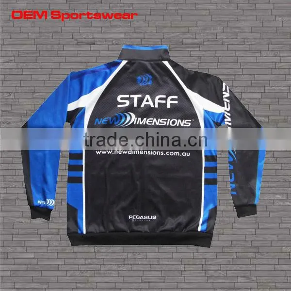 Long sleeves sublimated sports jacket, uniformes for cheerleading