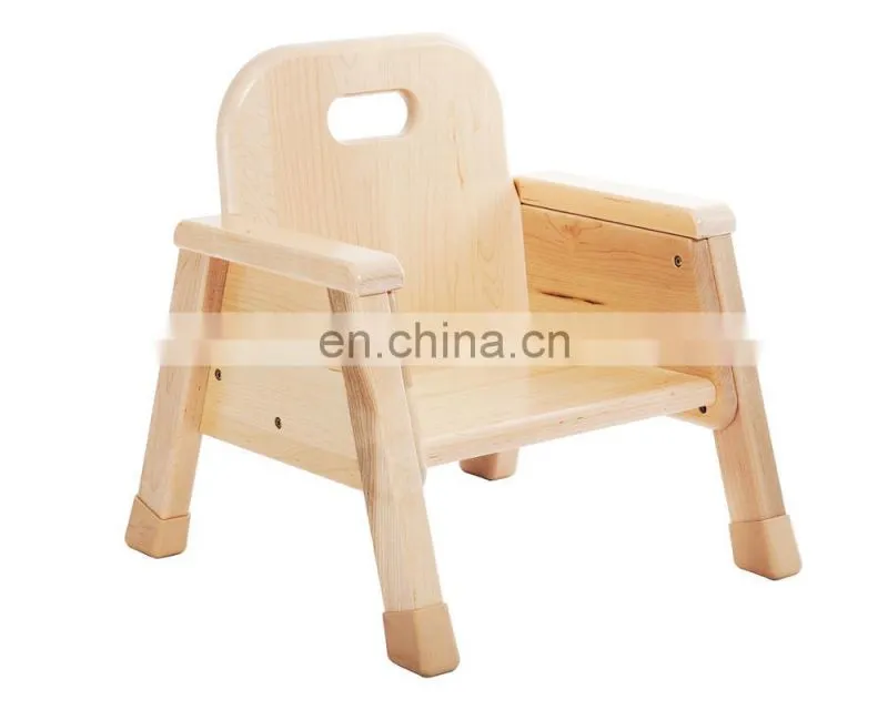 High Quality Montessori furniture portable wooden baby chair