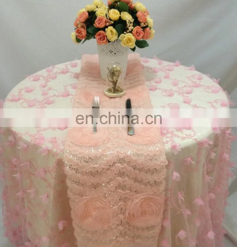 New High-end Product Lace With Sequin Fancy Beautiful Table Runners
