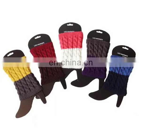 2016 New Arrival 3 Buttoned Lace Boot Socks Warm Winter Boot Cuffs