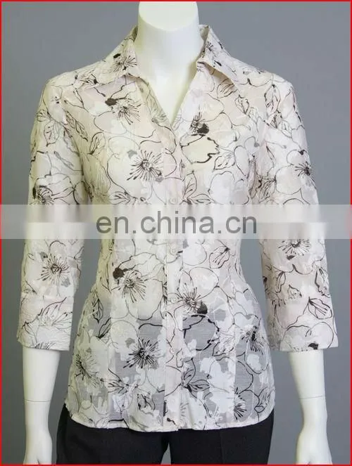 ladies fashion checked shirts