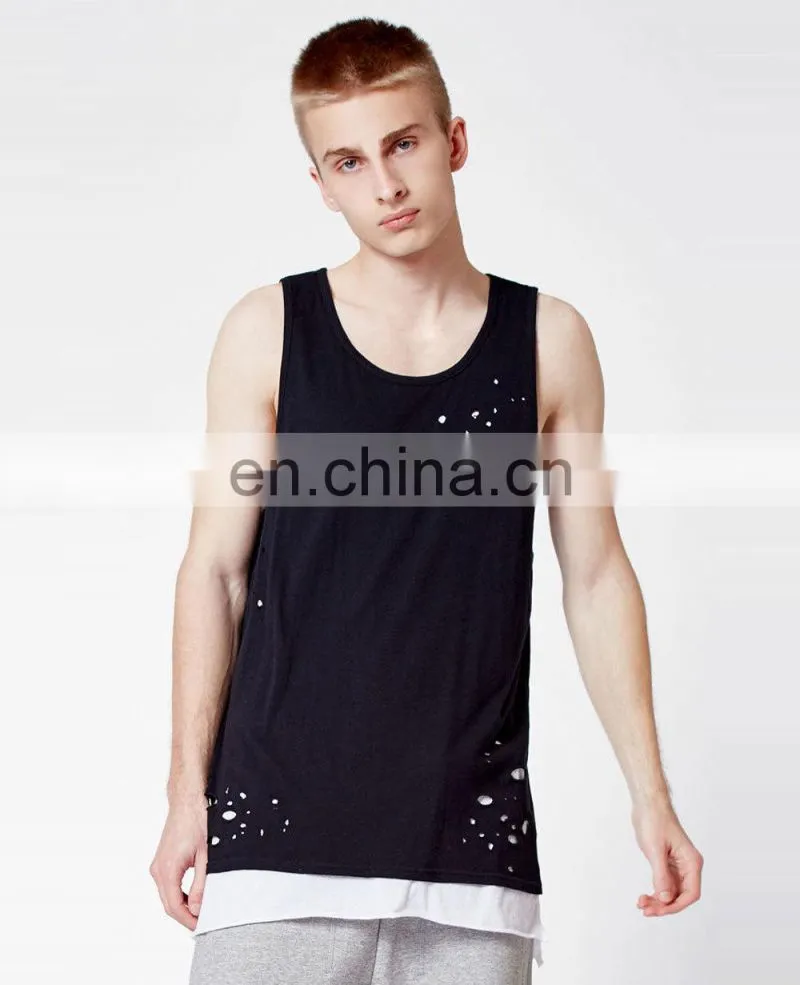 Tank top men summer Gym Singlet Wholesale Mens Tank Top/wholesale