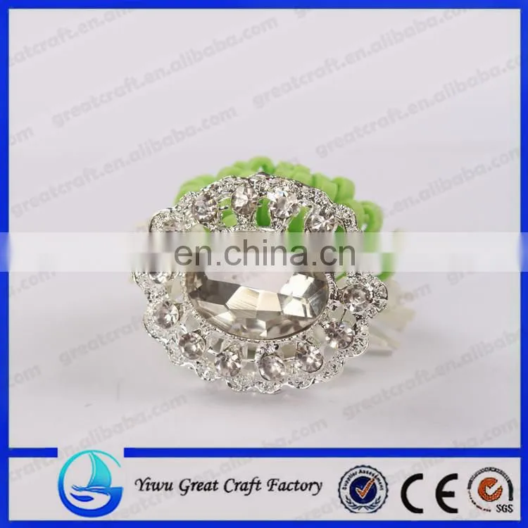 Fashion designer shiny silver metal lips rhinestones sewing button for lady garment