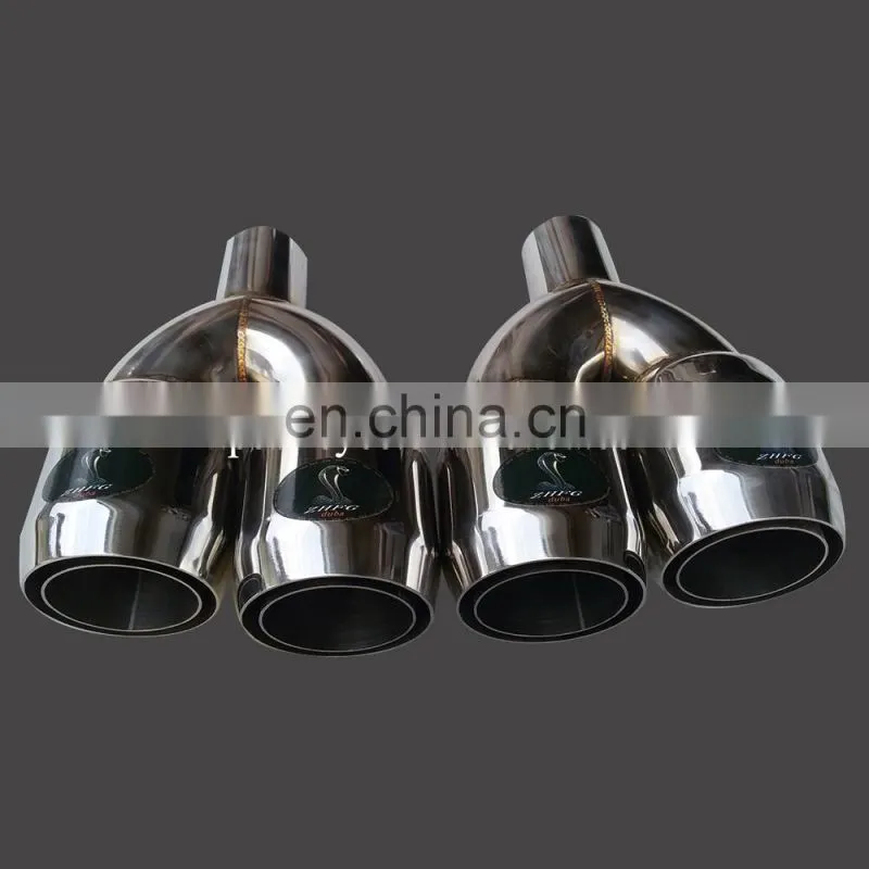 Stainless Steel Brushed Finish Dual Exhaust Tips