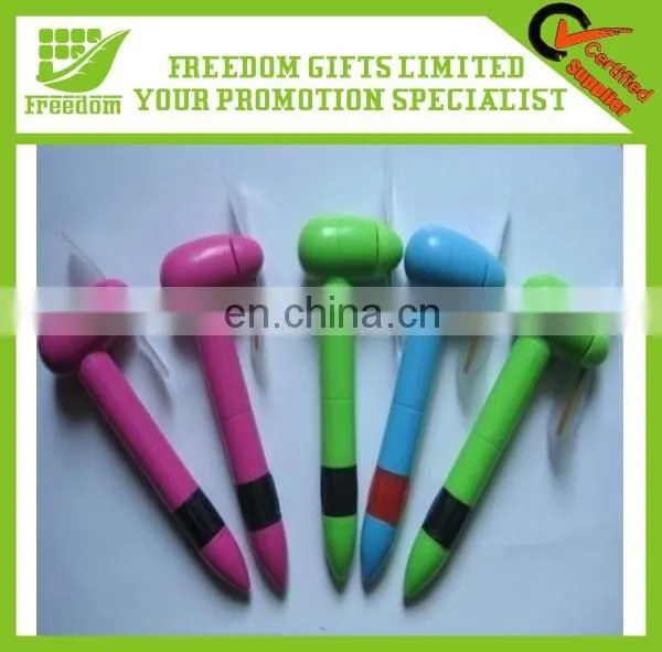 Good Advertising Promotional Give Away LED Fan Pen