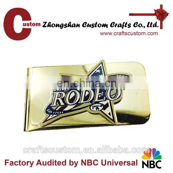 Advertising Hot bulks sale blank Souvenir metal Popular Money Clips