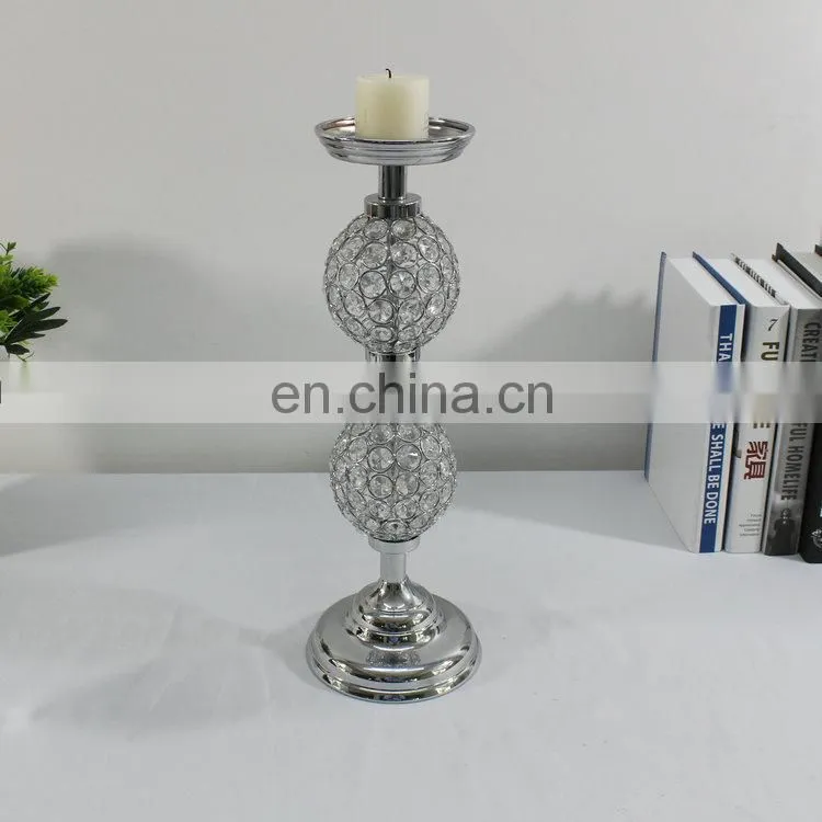 Crystal Tea Light Candle Holder Candlestick