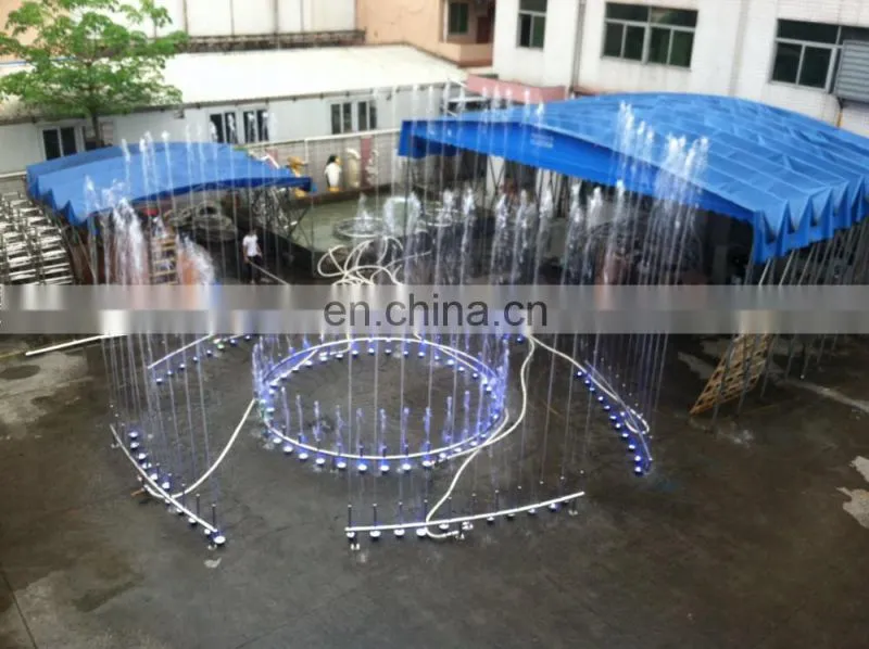 2017 China golden factory supplier asian stainless steel water music fountain