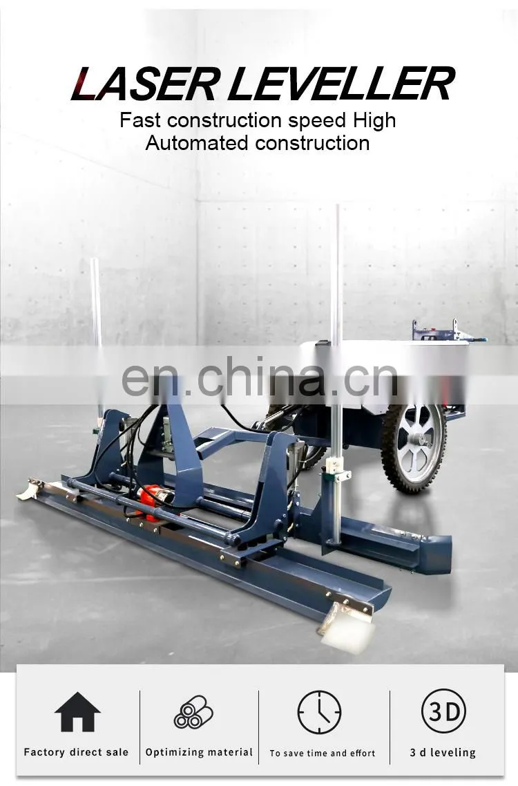 concrete laser leveling machine road paver laser screed concrete for sale