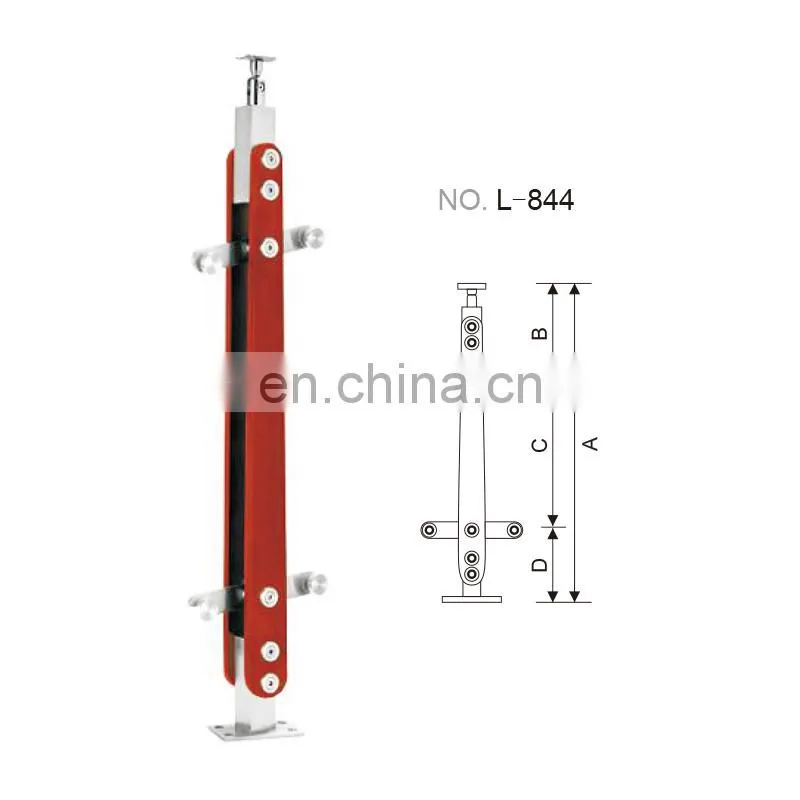 Wholesale Price Stainless Steel Inox glass door clamp Post for thickness 8-12mm glass