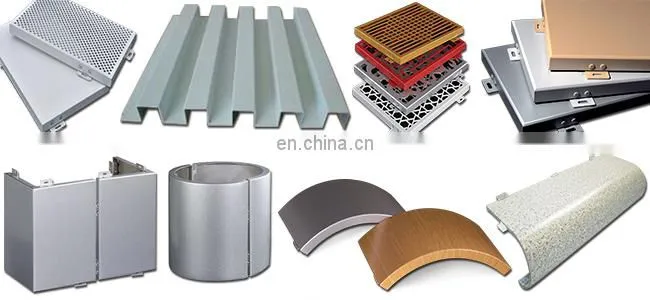 New Design Square Tube Wooden Profile Aluminum Main Gate For Decoration