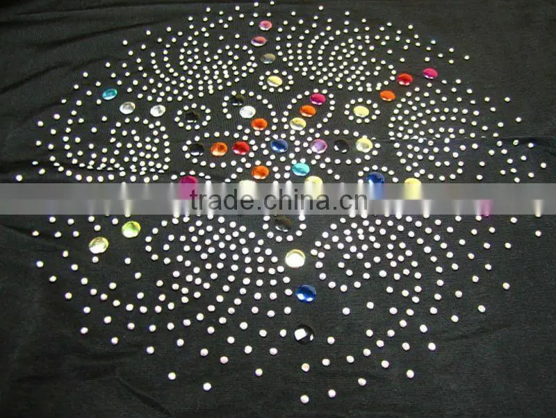 A416 Newest colorful crystal/sequin 70*60cm 2pcs HIJAB