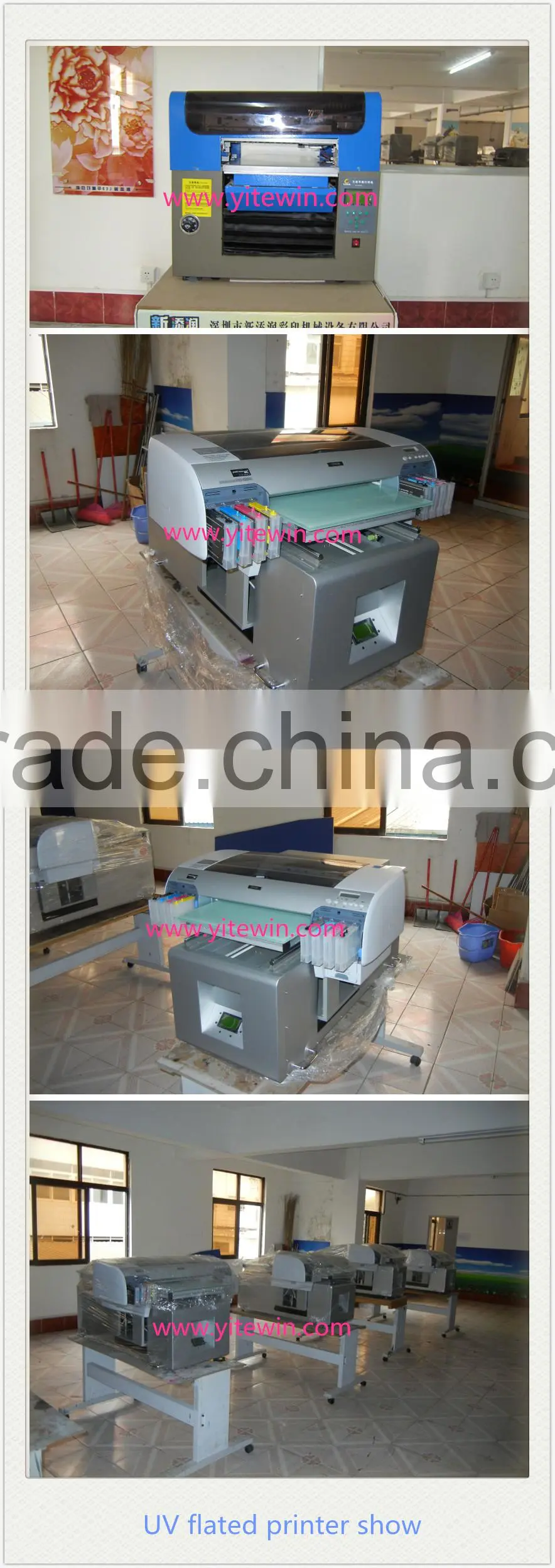 A3 size flatbed UV printer with DX5 printhead