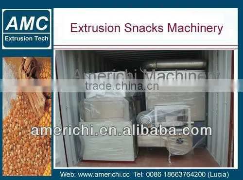 Cheese puff snacks machine