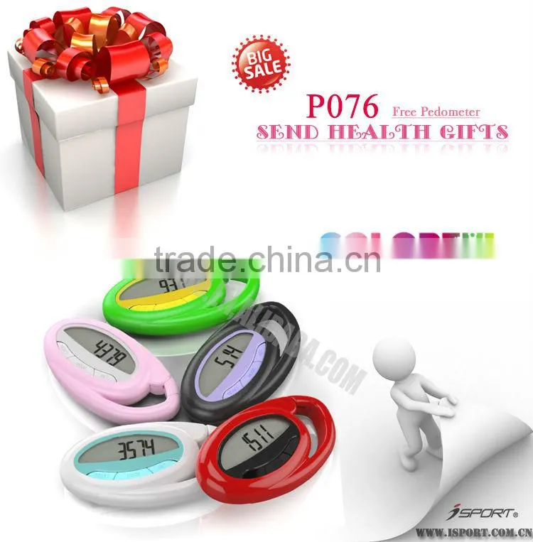 Digital G-Sensor Pocket Pedometers Multi Function Promotional Gift
