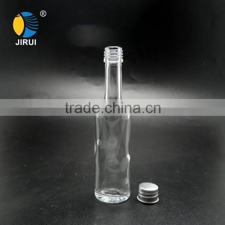 50cc glass wine bottle with tin lid