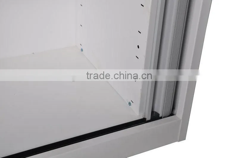 Luoyang high quality slats tambour sliding door cabinet
