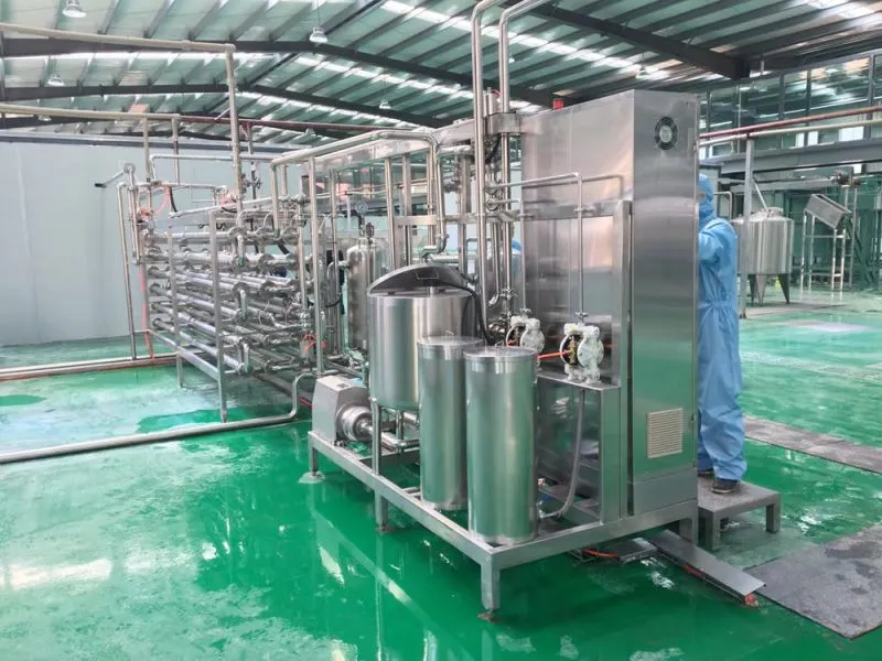 Shanghai Factory Cheap Small Scale UHT Milk Homogenizer Sterilization Sterilizer Aseptic Filling Machine Processing Line Plant