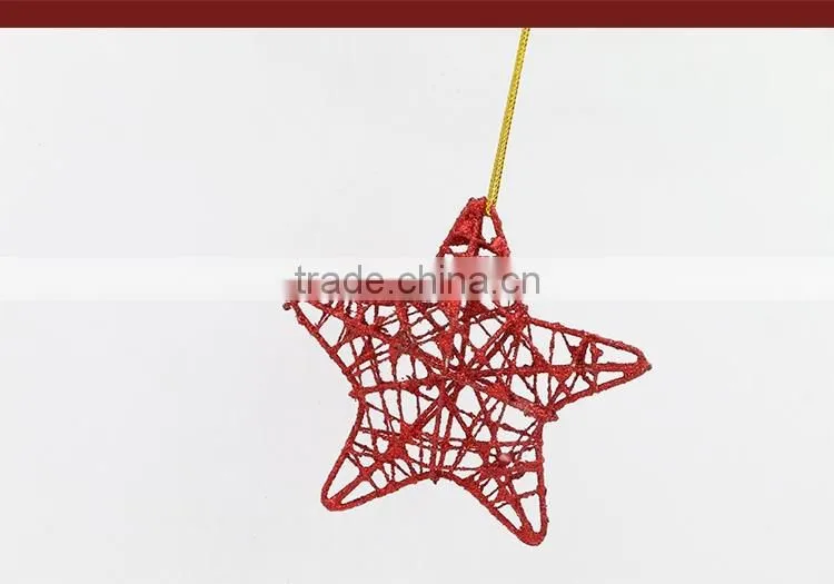 Metal Star Christmas Tree Hanging Decoration