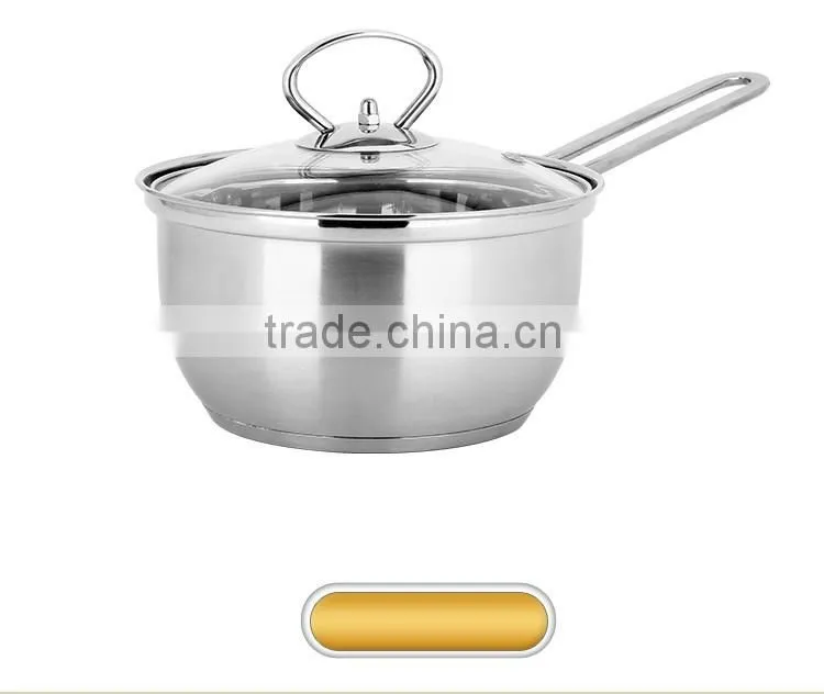 stainless steel two layers steamer pot cookware sets/ milk boiling pot/ sauce pot