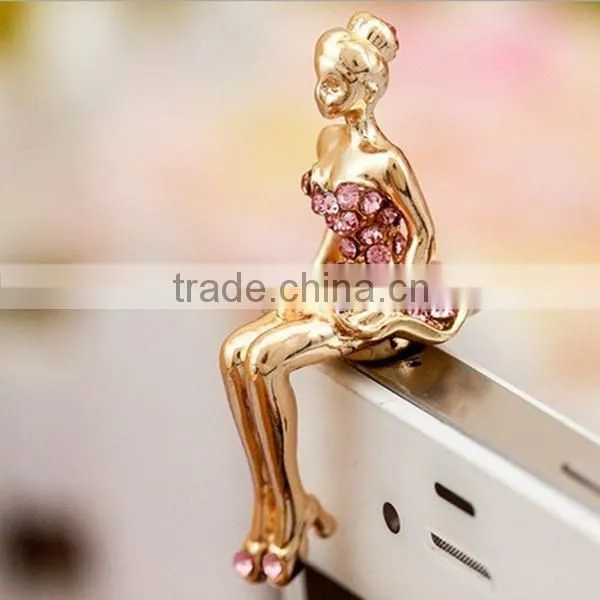 Cute 0.35MM Cat Phone Dust Plugs for iPhone and Samsungs