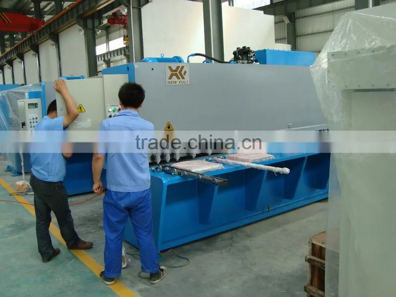 QC11K-8x2500 CNC guillotine shearing machine, CNC Steel Plate Cutting Machine