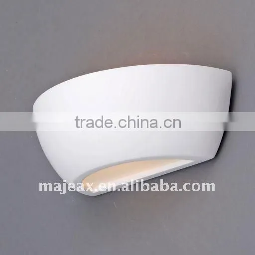 White Gypsum Plaster E14 E27 ball Shape light