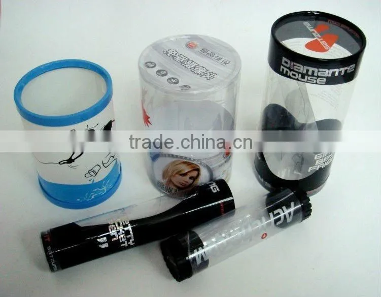 printable plastic cylinder tube with 2.25 inches diameter