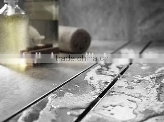 linear stainless steel tile insert shower drain/floor drain