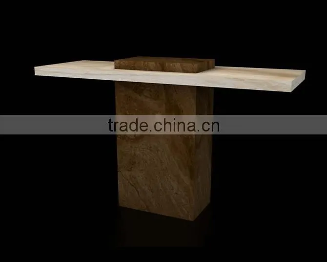 Vintage Country Marble Console Table Living Room Marble Top Console Table