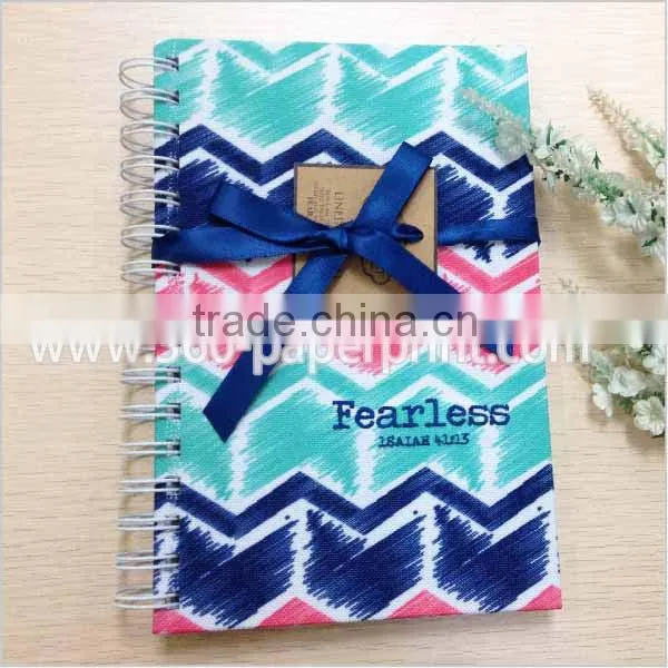 cloth cover recycled college ruled notebook factory price