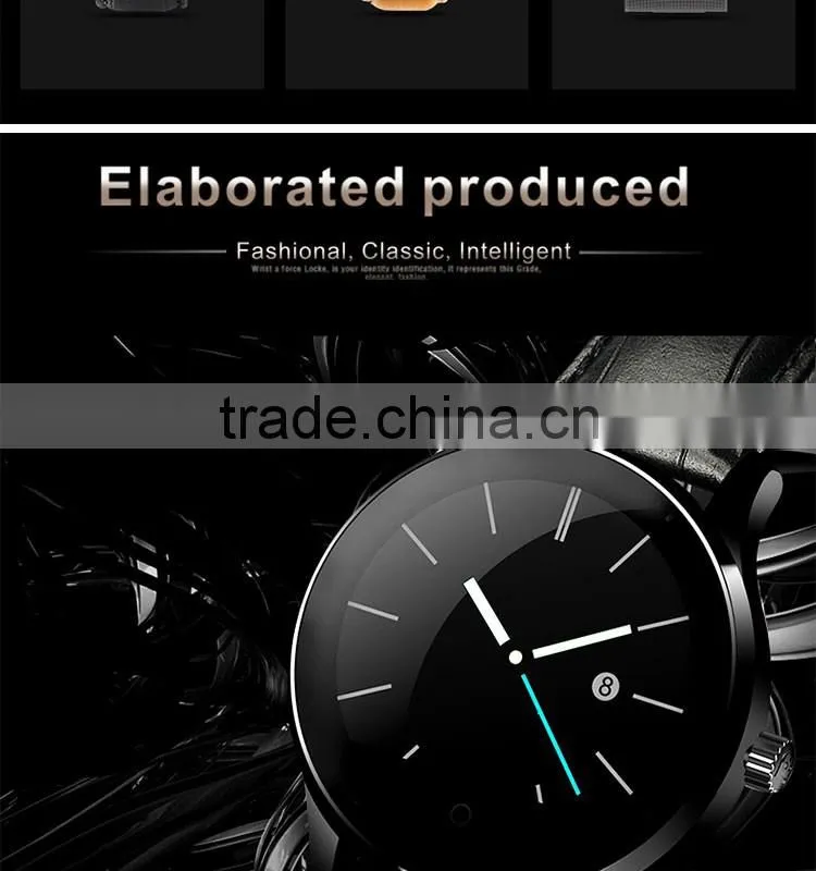 IP54 Waterproof 5D curved OGS screen bt 3.0 4.0 smartwatch with Nucleus OS