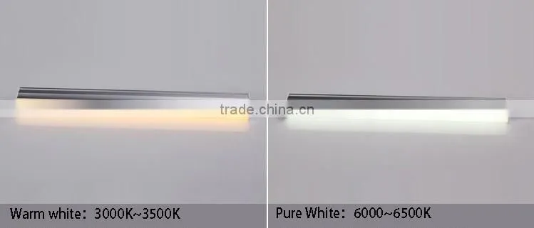 High Luminous Efficiency T8 10W led linear lamps 600mm(2ft) CE RoHS Aluminium+PC