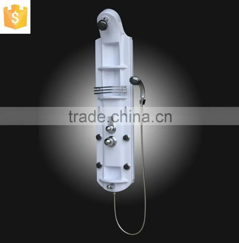 2015 ABS spa shower panel with shower head and single hand shower AST0012