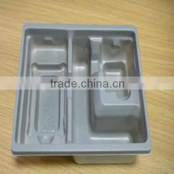 Vacuum forming ps blister package,thermoformed plastic package tray