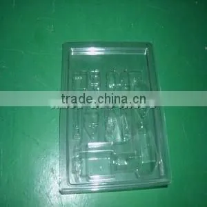 PVC vacuum forming blister toy packing tray,OEM design