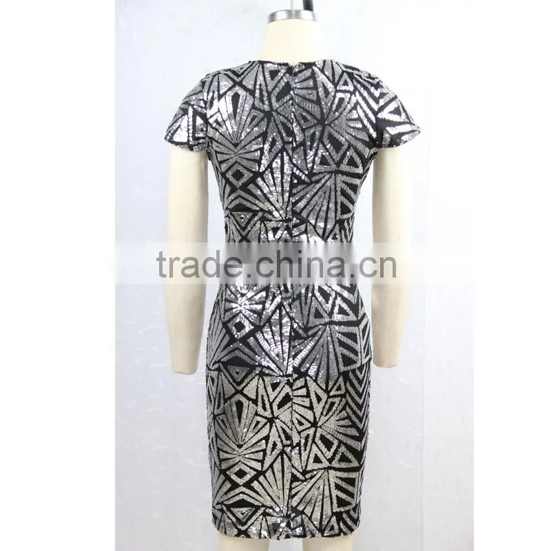 Sexy Women Sleeveless Two Piece Crop Top Bodycon Dress For Night Clubwear Party