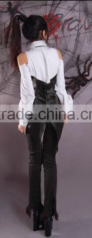 PUNK RAVE Gothic Swallowtail blouse Y-243