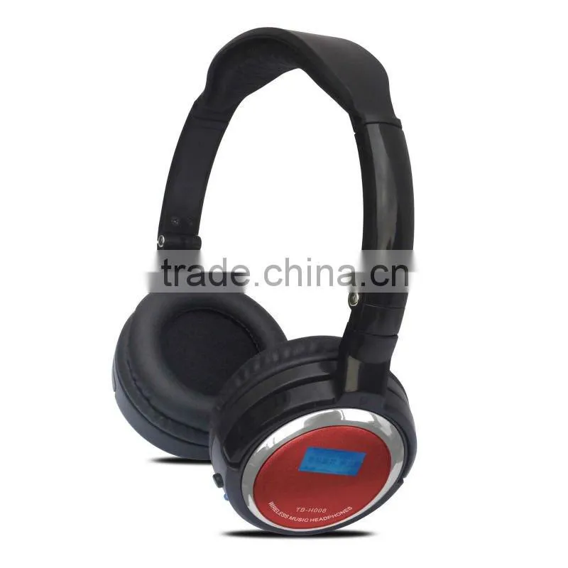 wireless headphone with TF card and FM radio