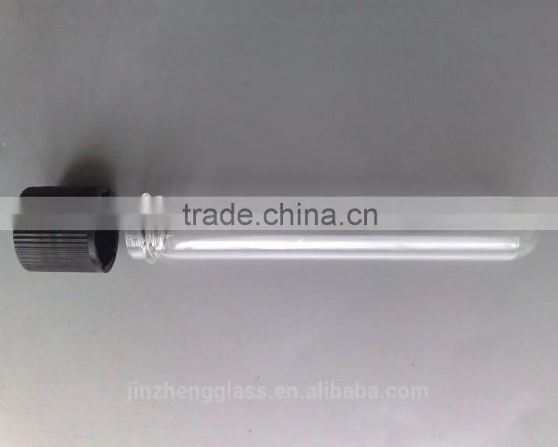 Glass Test Tube with Screw Head