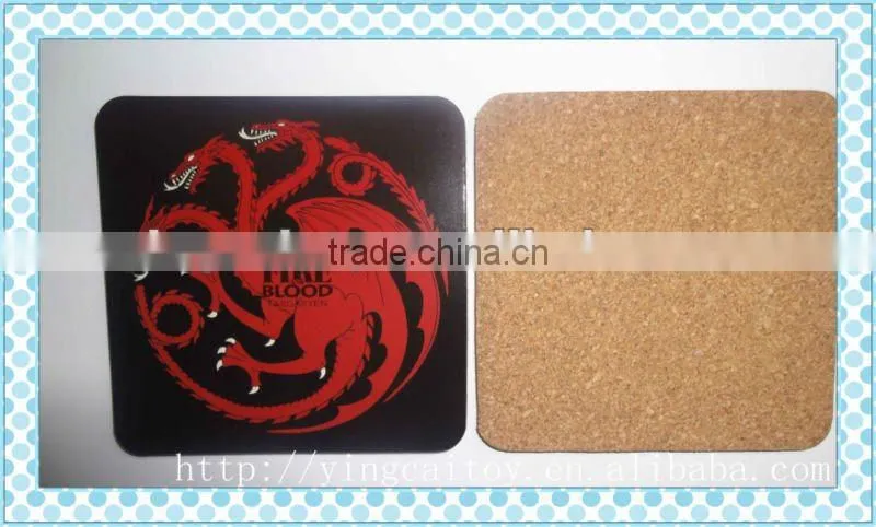 MDF coaster &cork coaster gifts