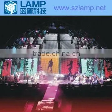 SMD ultra thin led display for stage effect