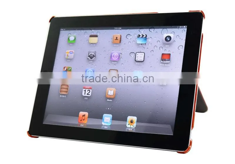Rotating Leather case for ipad 2/3/4 case with stand