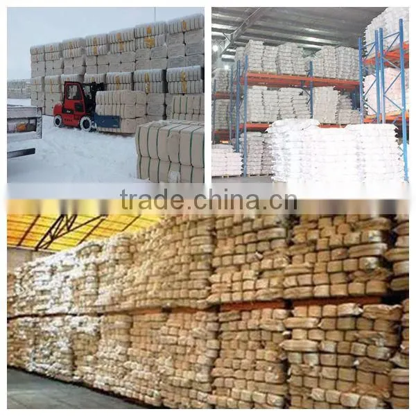 High quality white open end recycled cotton polyester knitting and weaving yarn