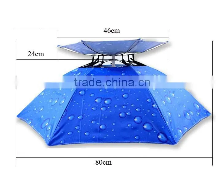 sun protection head hat sun fish umbrella for adult and kids