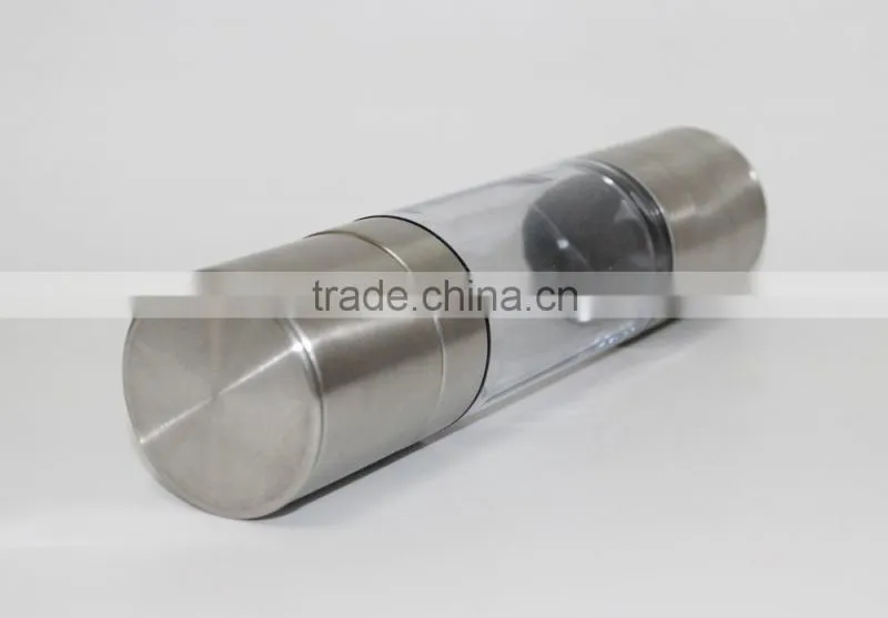 Stainless Steel Black pepper mill Salt and pepper mill spice grinding mill salt and pepper grinder